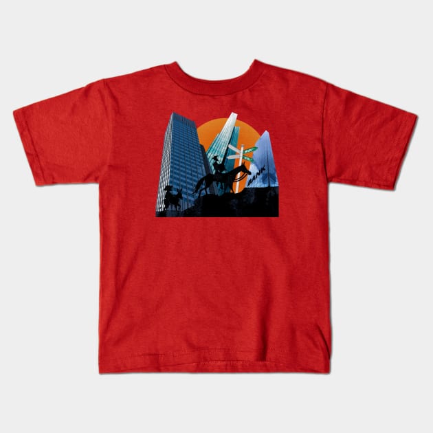 Don Quixote Now Kids T-Shirt by TenomonMalke